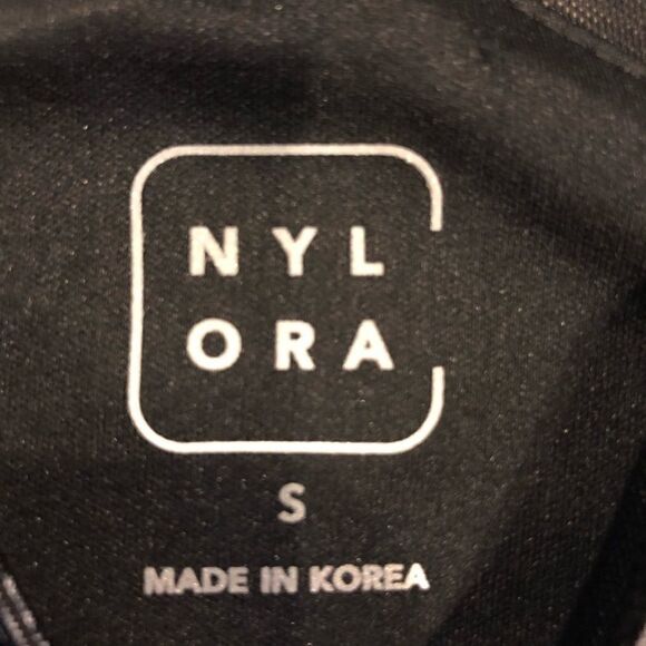 Nylora Black & White + Neon & Mesh Sports Bra - Picture 2 of 7